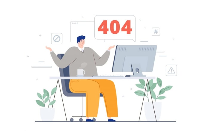 به عنوان بازدیدکننده‌ی سایت چگونه ارور 404 را رفع کنیم؟