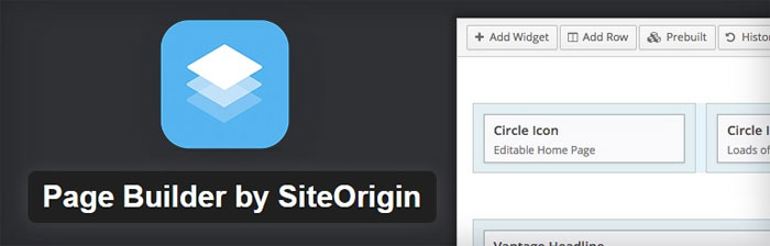 افزونه Page Builder by SiteOrigin
