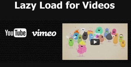 افزونه Lazy Load for Videos