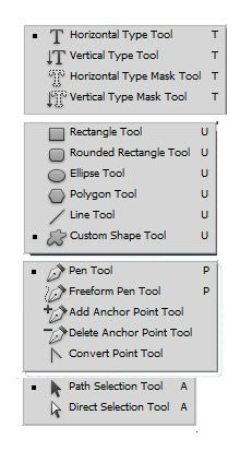 (Drawing & Type Tools (Vector Tools
