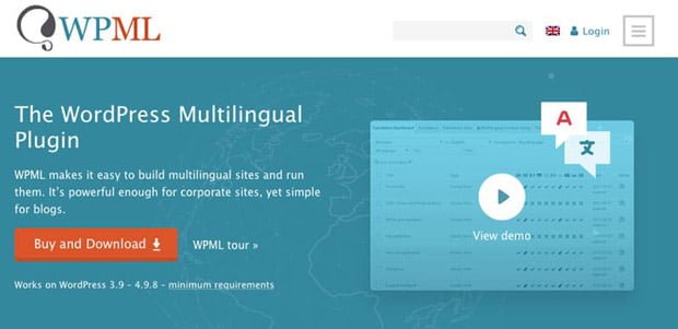 WPML (بهترین افزونه های چند زبانه کردن دستی و خودکار سایت در وردپرس)