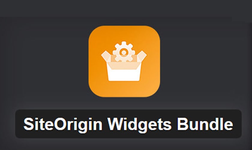 افزونه SiteOrigin Widgets Bundle