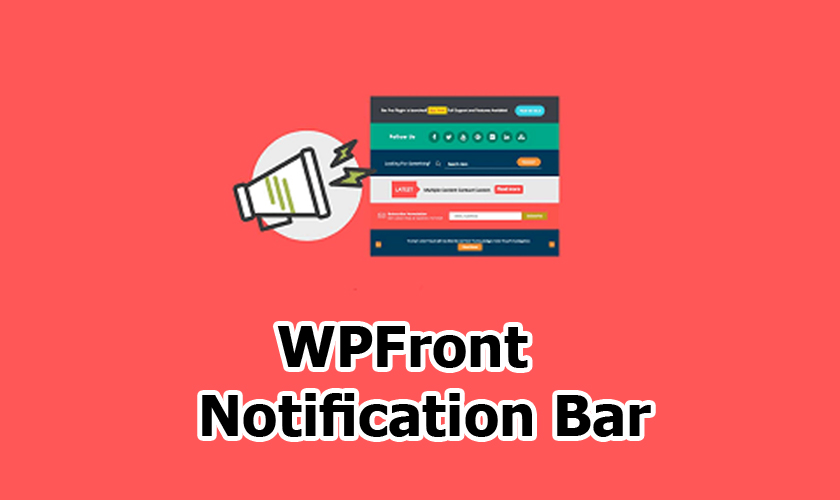 افزونه WPFront Notification Bar