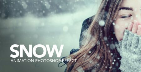چگونه با فتوشاپ به عکس‌ها افکت بارش برف اضافه کنیم؟