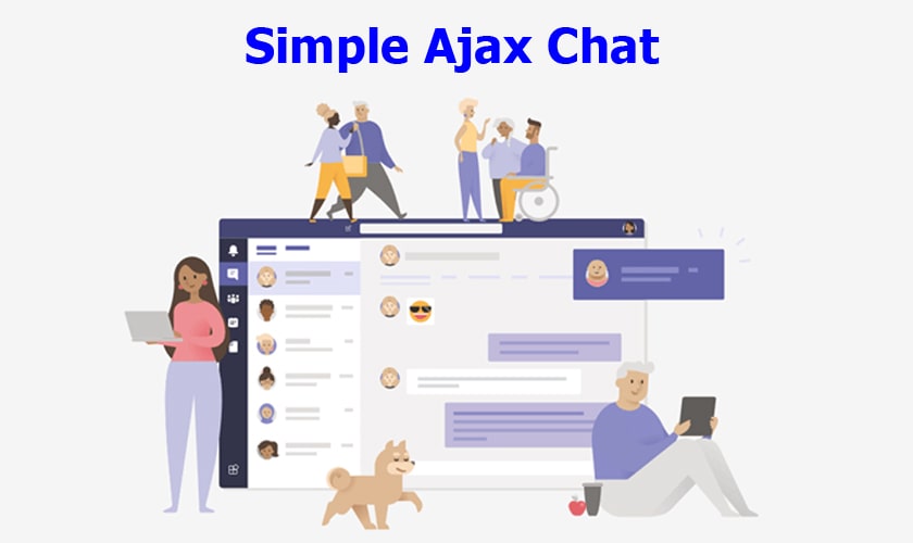 افزونه Simple Ajax Chat