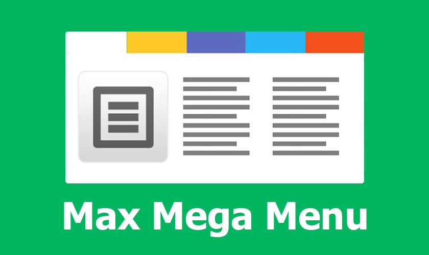 افزونه Max Mega Menu